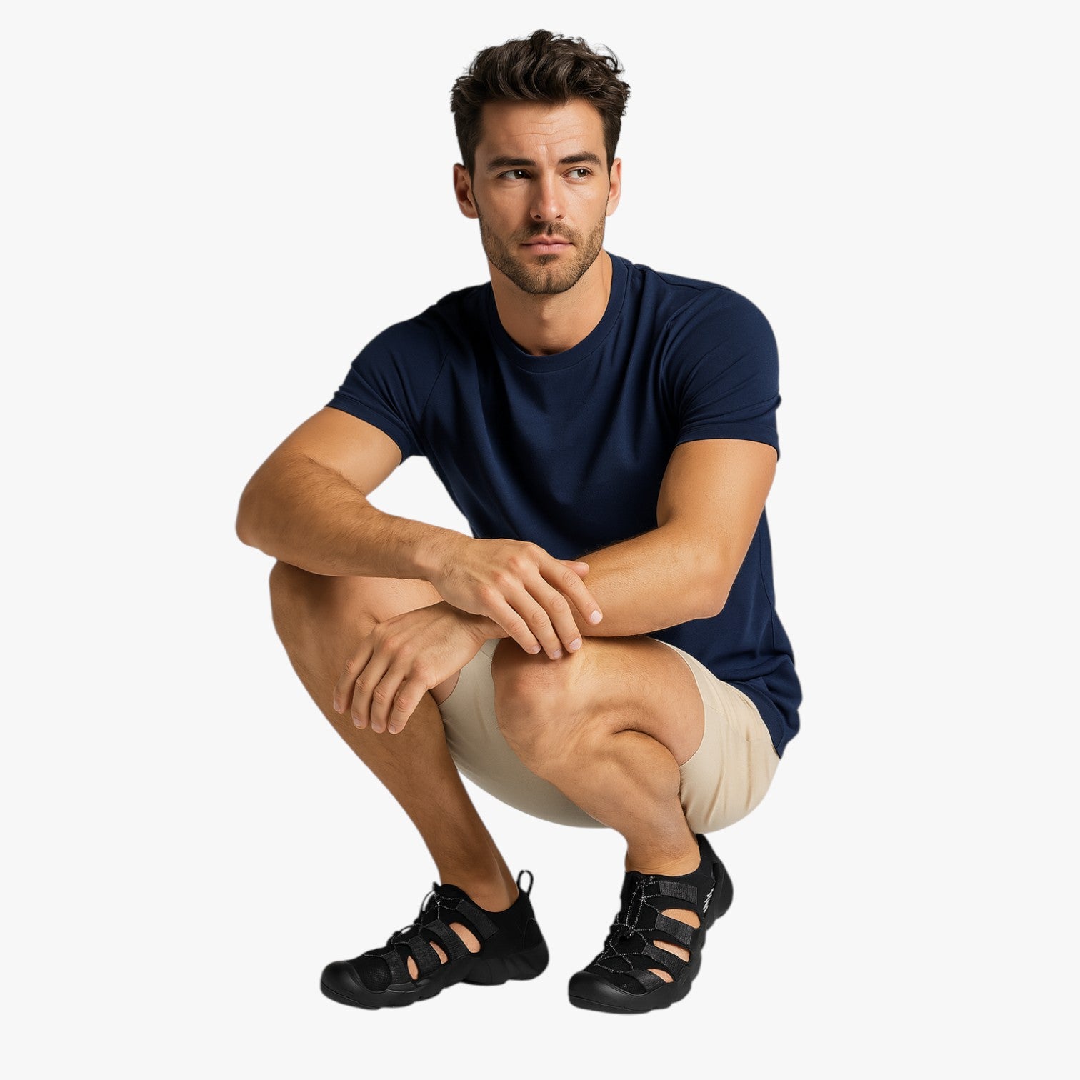 Sandali Estivi Uomo in Pelle Bovina, Comodi e Resistenti - - bovina breathable sandals casual sandals comodi estivi pelle resistenti sandali sandali estivi sandals walking sandals - Concept Palermo