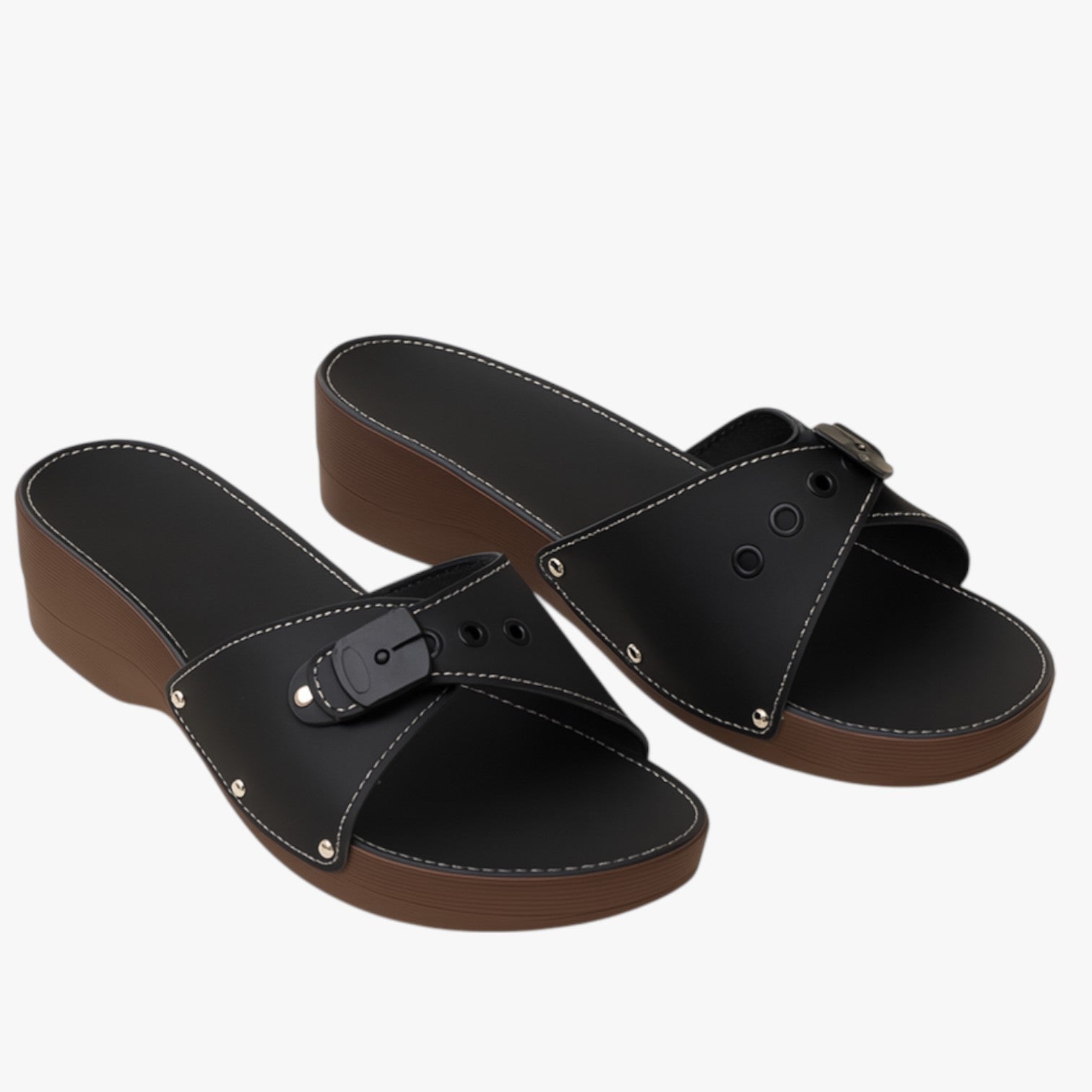 Eleganza estiva e comfort morbido ad ogni passo - Black - breathable sandals casual sandals comfort easy wear sandals eleganza eleganza estiva estiva fashion sandals ogni passo sandals women sandals - Concept Palermo