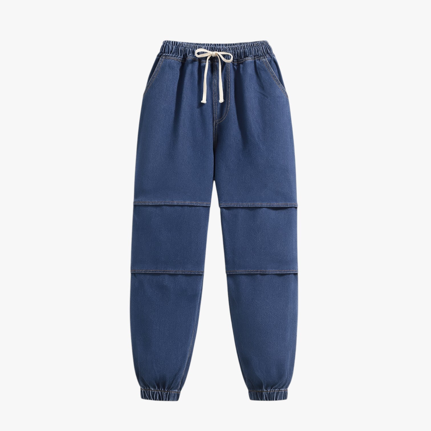 Comfort Vintage - Jeans estivi oversize con elastico in vita - blu scuro - comfort comfort vintage elastico estivi jeans oversize pants pants for women vintage women pants - Concept Palermo