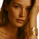 Verstelbare boho armband van roestvrij staal - vintage stijl eManco