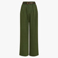 Pantaloni vintage a quadri a vita alta Uomo