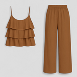 Elegante Damesset met Broek en Top, Ideaal voor Ceremonies en Avonden