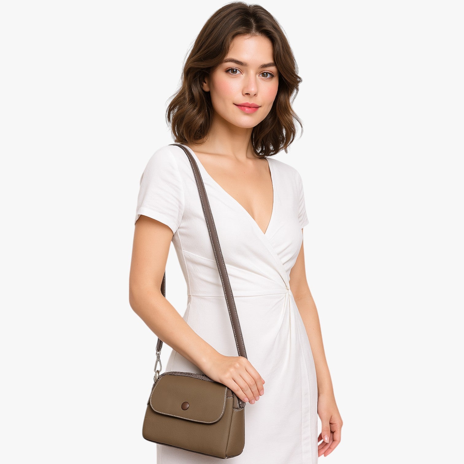 Borsa a Spalla Donna Grande in Pelle Sintetica Nera con Manici Regolabili - - alla bag Bags borsa borsa spalla capiente donna moda Shoulder Bags spalla women bag women bags - Concept Palermo