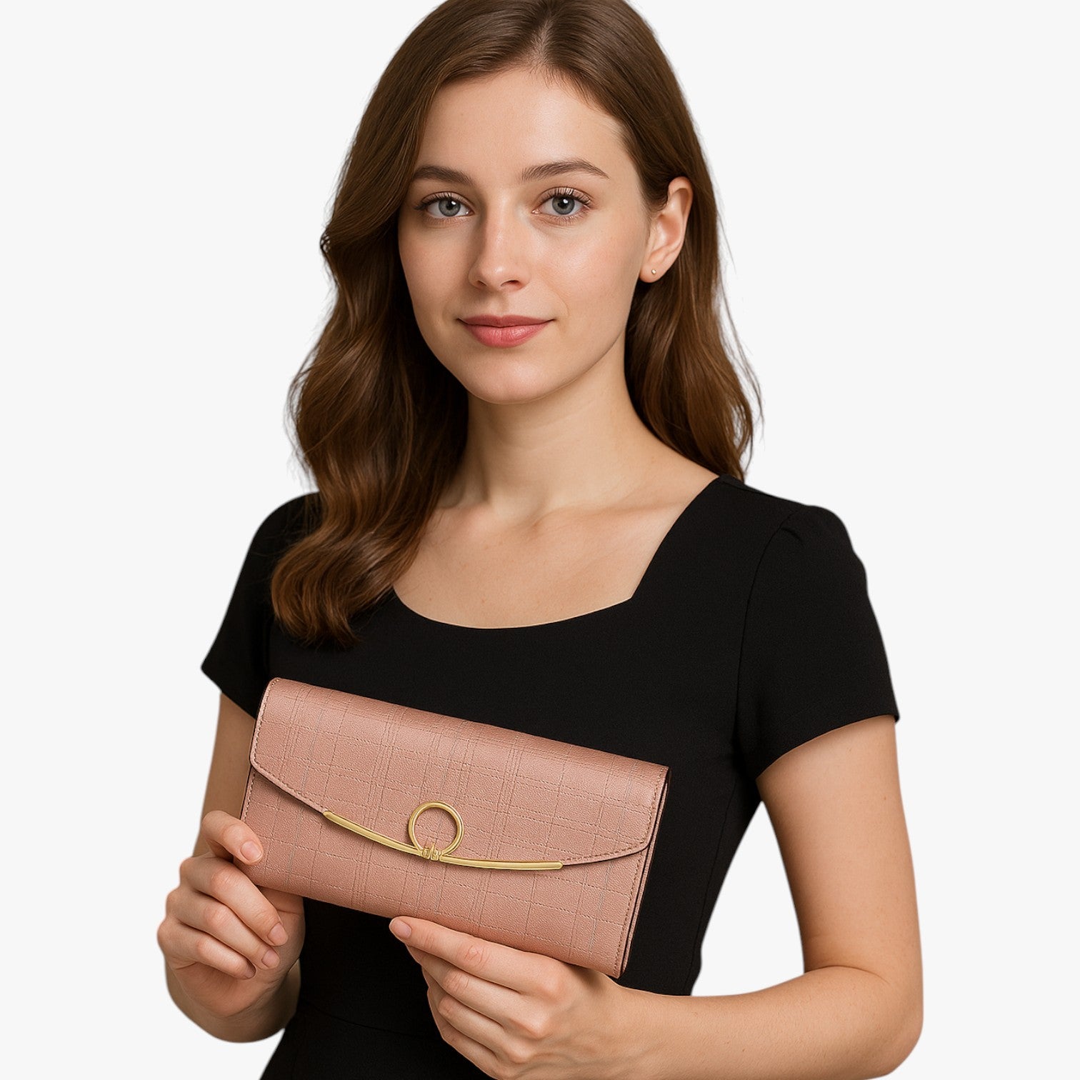 Portafoglio lungo in pelle con grande capacità - - capacità elegant wallet pelle portafoglio portafoglio pelle wallet wallets womens wallet - Concept Palermo