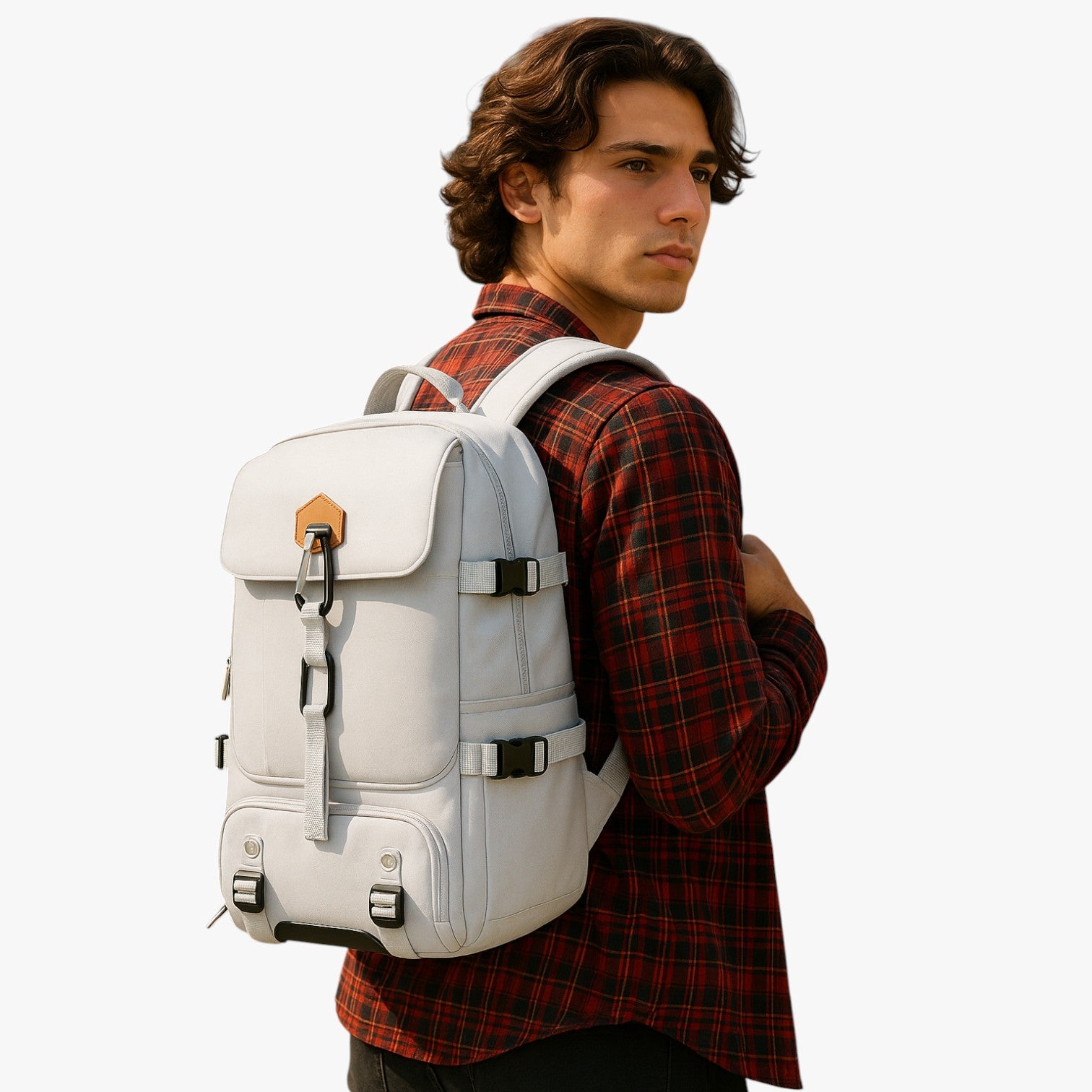 Zaino da uomo di grande capacità, impermeabile e versatile per viaggi e studio - - Backpacks Bags bags for men capacità impermeabile mens bag studio uomo versatile viaggi zaino - Concept Palermo