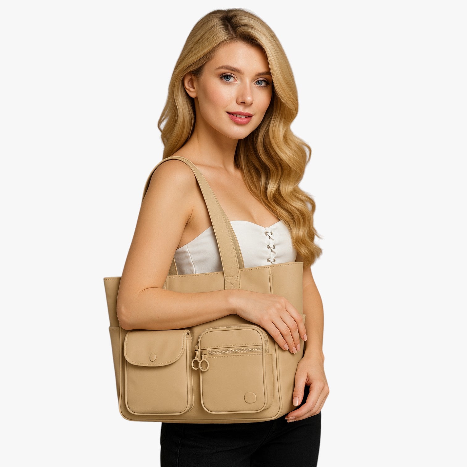 AJI 2025 Borsa Tote Donna Leggera, Impermeabile e Capiente - - bag Bags borsa borsa tote capiente donna impermeabile leggera tote women bags Women's handbags - Concept Palermo