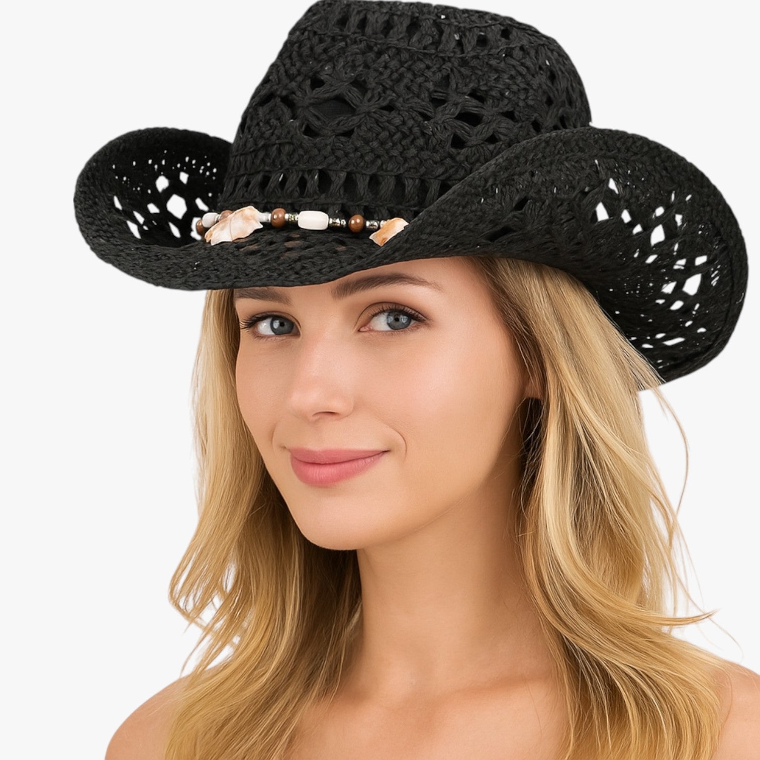 Cappello Cowboy Unisex in Paglia Vintage - - cappello cappello cowboy cowboy hat Hat for girls paglia unisex vintage women hat women's hat - Concept Palermo