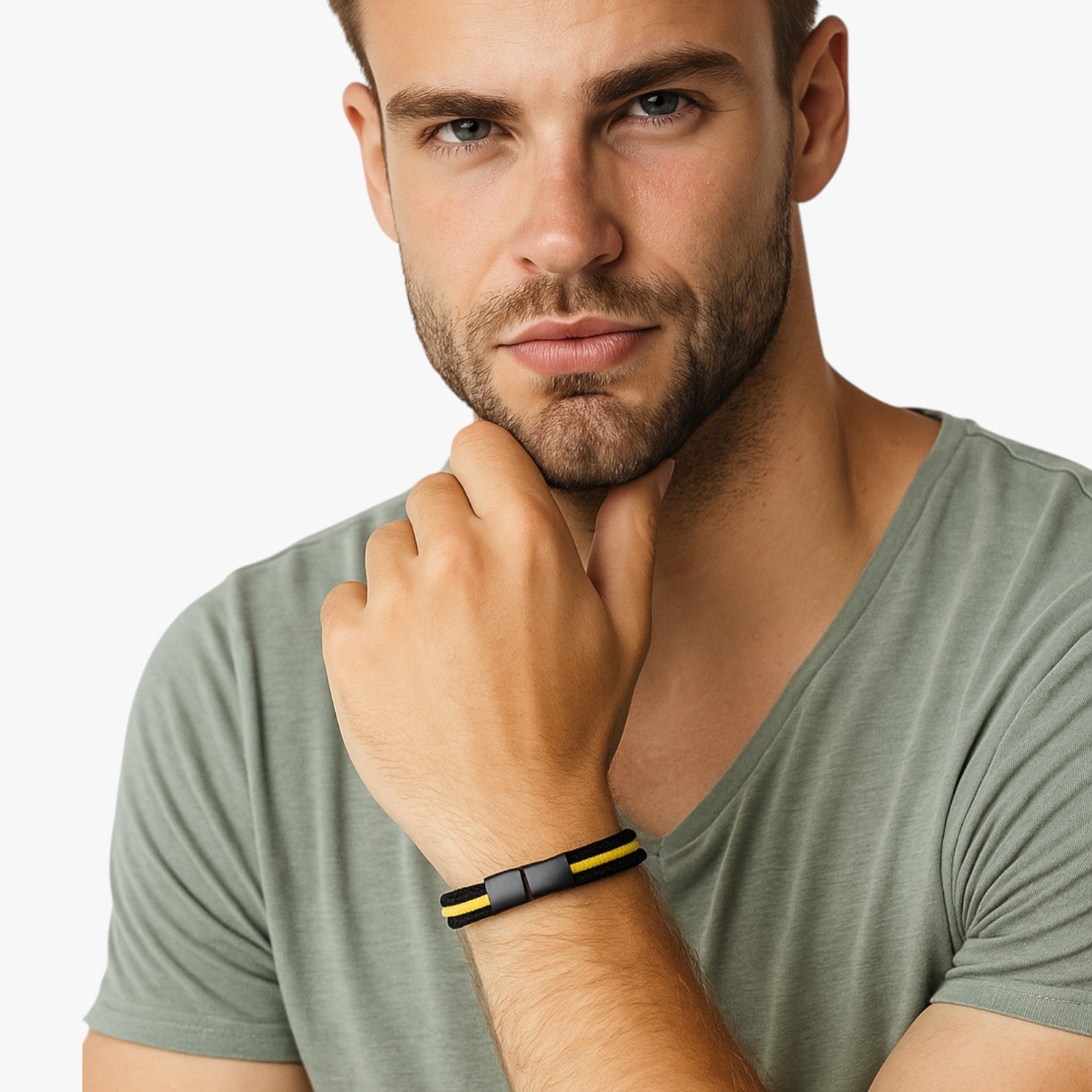 Bracciale Nautico Uomo con Nodo e Chiusura Staccabile - - bracciale bracciale nautico BRACELET bracelet for men BRACELETS chiusura jewelry mens bracelet nautico nodo staccabile uomo - Concept Palermo