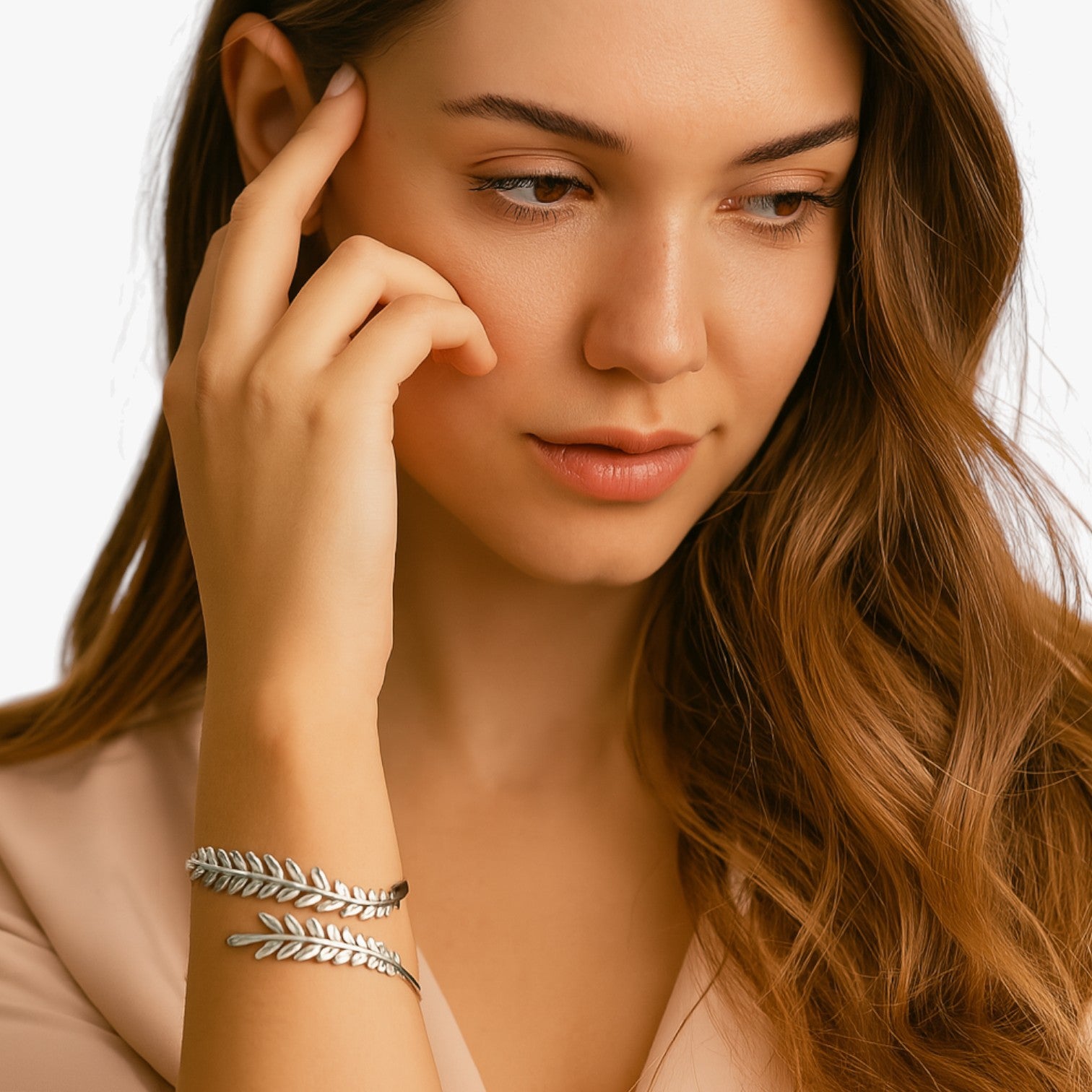 Bracciale Boho Dorato con Foglia d’Alloro – Eleganza Classica che Ispira - - alloro boho bracciale bracciale boho BRACELET BRACELET FOR WOMEN BRACELETS bracelets for women classica eleganza foglia ispira - Concept Palermo