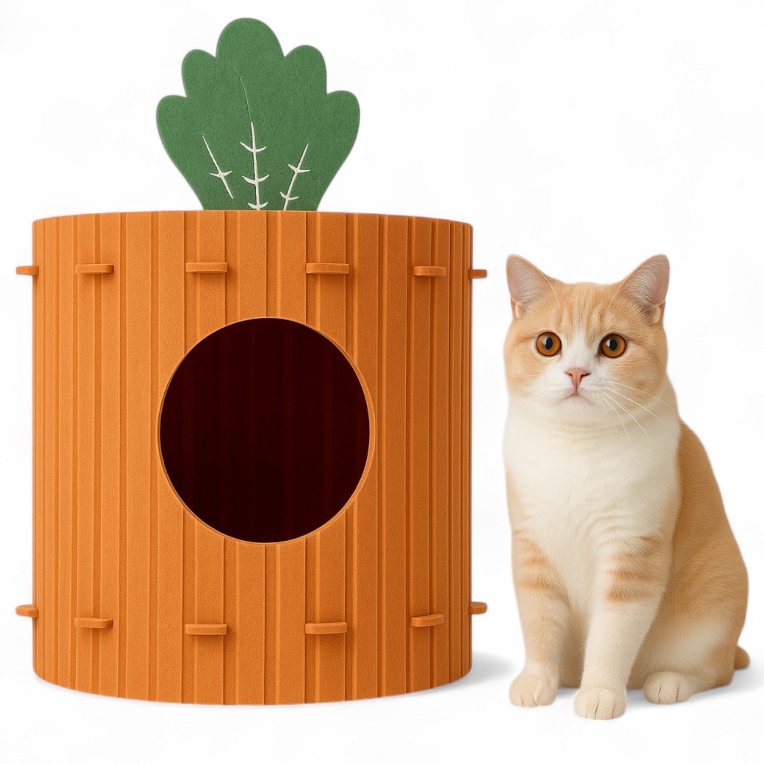 Nido in feltro antigraffio per gatti Rosso - - antigraffio feltro gatti nido nido feltro pet PET SUPPLIES petproduct Pets pets & supplies - Concept Palermo