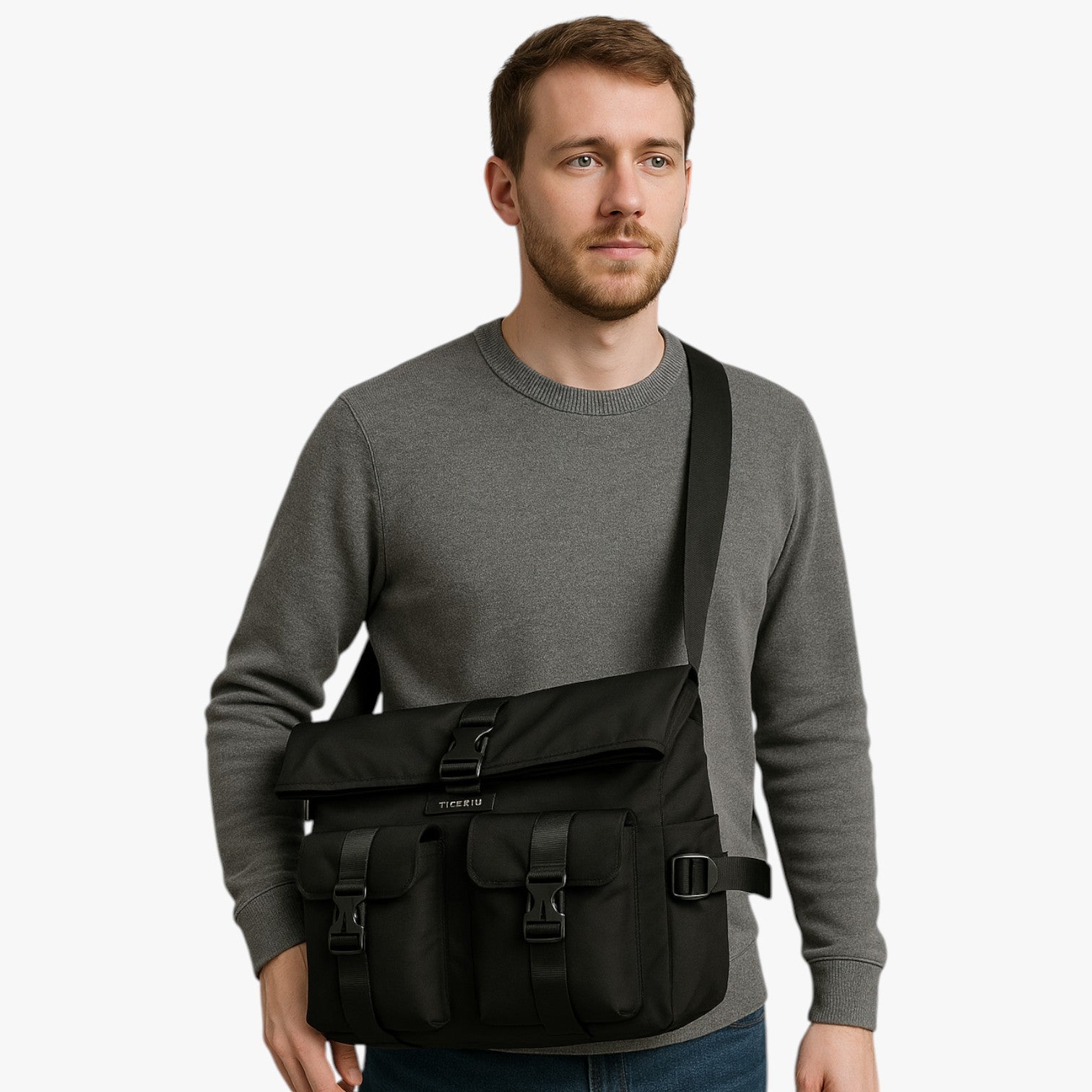 Borsa a tracolla per gli spostamenti quotidiani Oro - - Bags bags for men borsa borsa tracolla mens bag quotidiani spostamenti tracolla - Concept Palermo