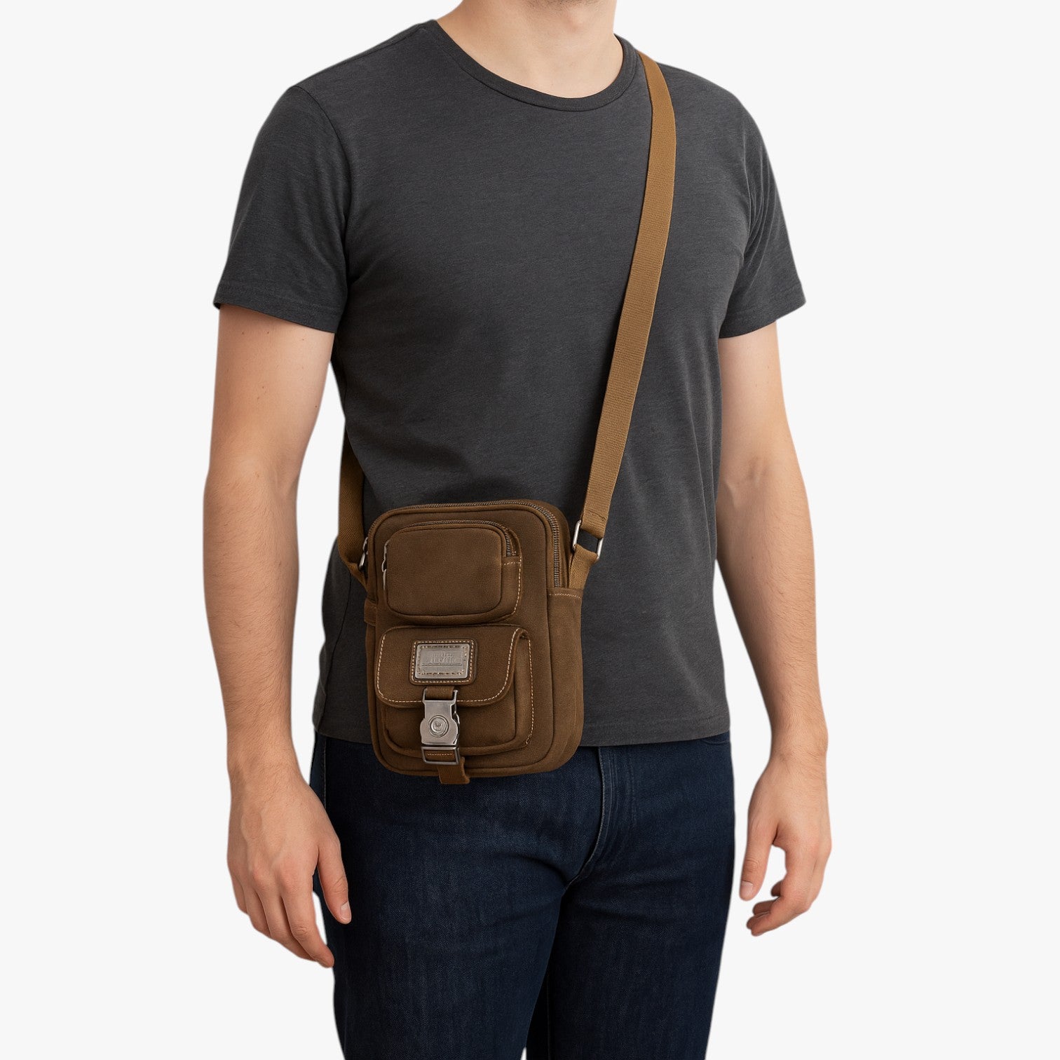 E pratica: la borsa a tracolla in tela per ogni viaggio Uomo - - Bags bags for men borsa mens bag ogni pratica pratica borsa Shoulder Bags tela tracolla uomo - Concept Palermo