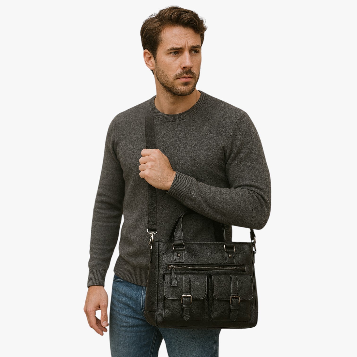 Marsupio in pelle PU da spalla per lavoro e viaggio Oro Donna - - Bags bags for men Crossbody Bags donna lavoro marsupio marsupio pelle mens bag pelle spalla viaggio - Concept Palermo