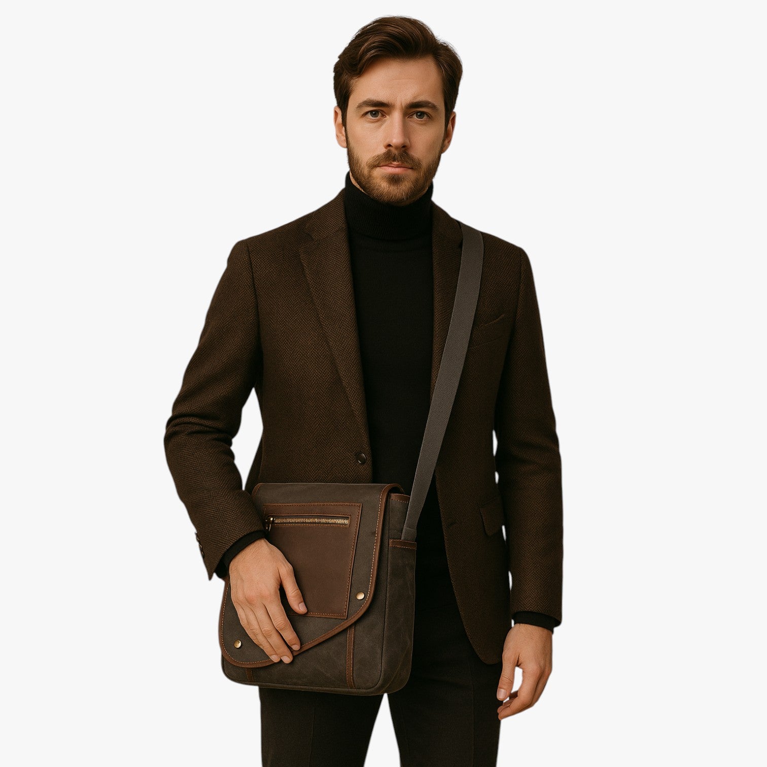 Borsa a tracolla vintage antifurto e impermeabile Uomo - - antifurto bag Bags bags for men borsa borsa tracolla impermeabile mens bag Shoulder & Crossbody Bags tracolla uomo vintage - Concept Palermo