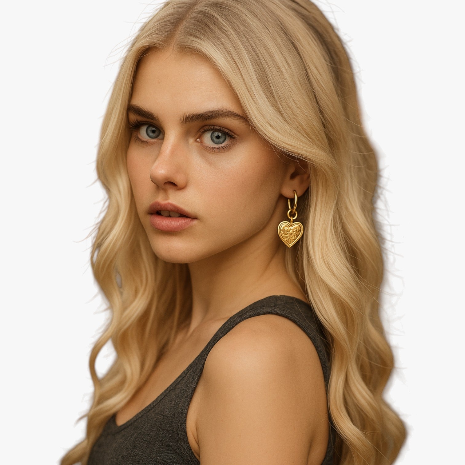 Orecchini a forma di cuore retrò Donna - - cuore donna EARRINGS Earrings for Women Girls forma martha | eleganti orecchini a forma di cuore retrò - €25 New Fashion Earrings orecchini orecchini forma retr womens earring - Concept Palermo