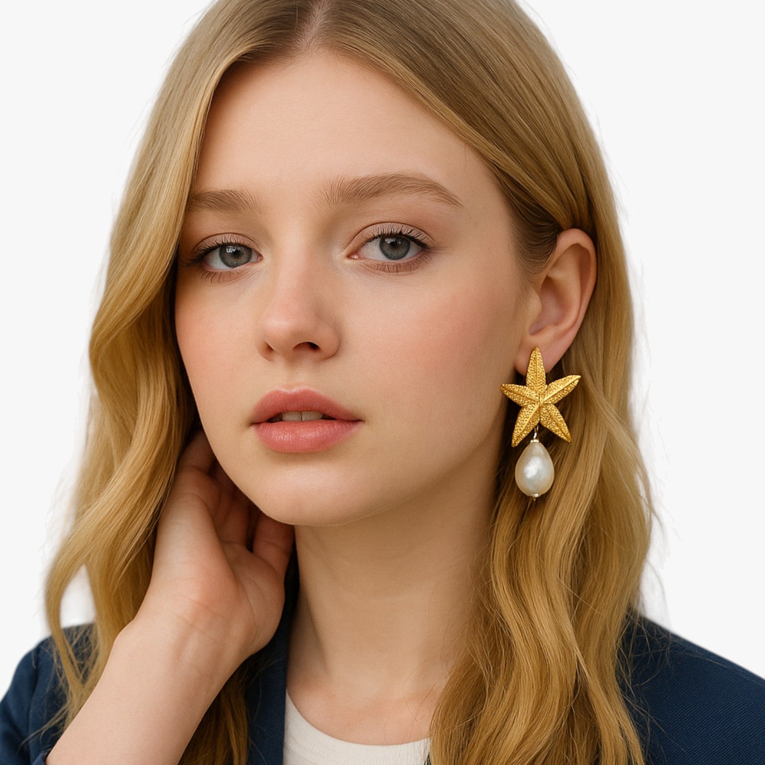 Orecchini a forma di stella marina alla moda per un'atmosfera estiva - - alla atmosfera EARRINGS Earrings for Women Girls estiva forma jewelry marina moda New Fashion Earrings orecchini womens earring - Concept Palermo