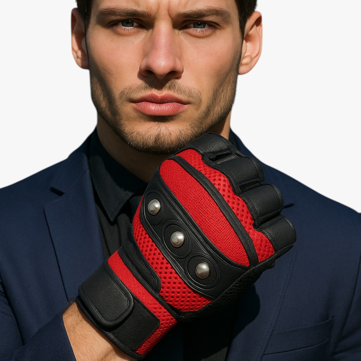 Guanti estivi da ciclismo con rivetti Uomo - - ciclismo estivi gloves gloves for men guanti guanti estivi mens gloves rivetti rory | guanti estivi da ciclismo con rivetti - €25 uomo - Concept Palermo