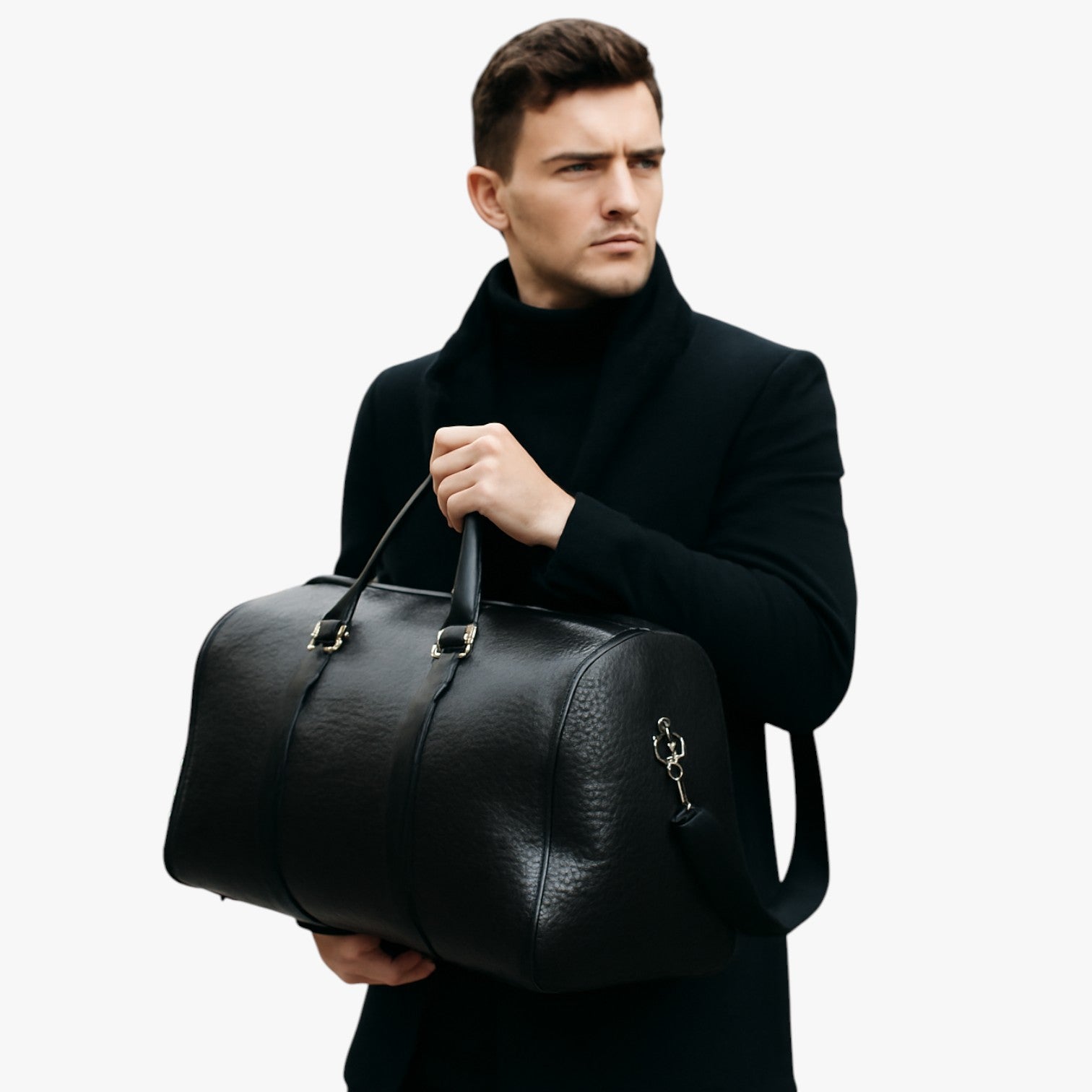 Borsa da Viaggio Grande in Pelle Marrone, Resistente e Capiente, per Uomo e Donna - - Bags borsa borsa viaggio capiente duffel bag men bag pelle resistente viaggio - Concept Palermo