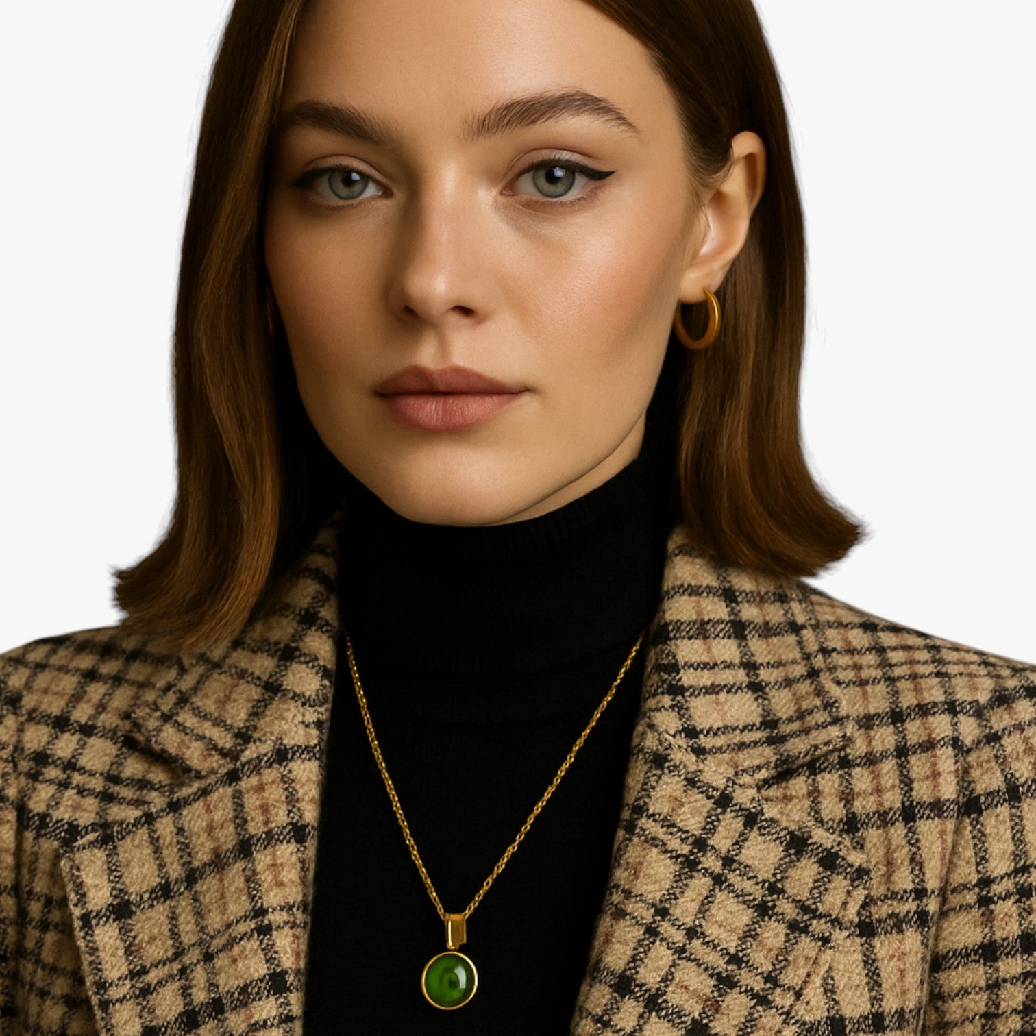 Collana vintage con pietra occhio di tigre Lana - - collana collana vintage jewelry lana necklace NECKLACES Necklaces for Women occhio pietra tigre vintage - Concept Palermo
