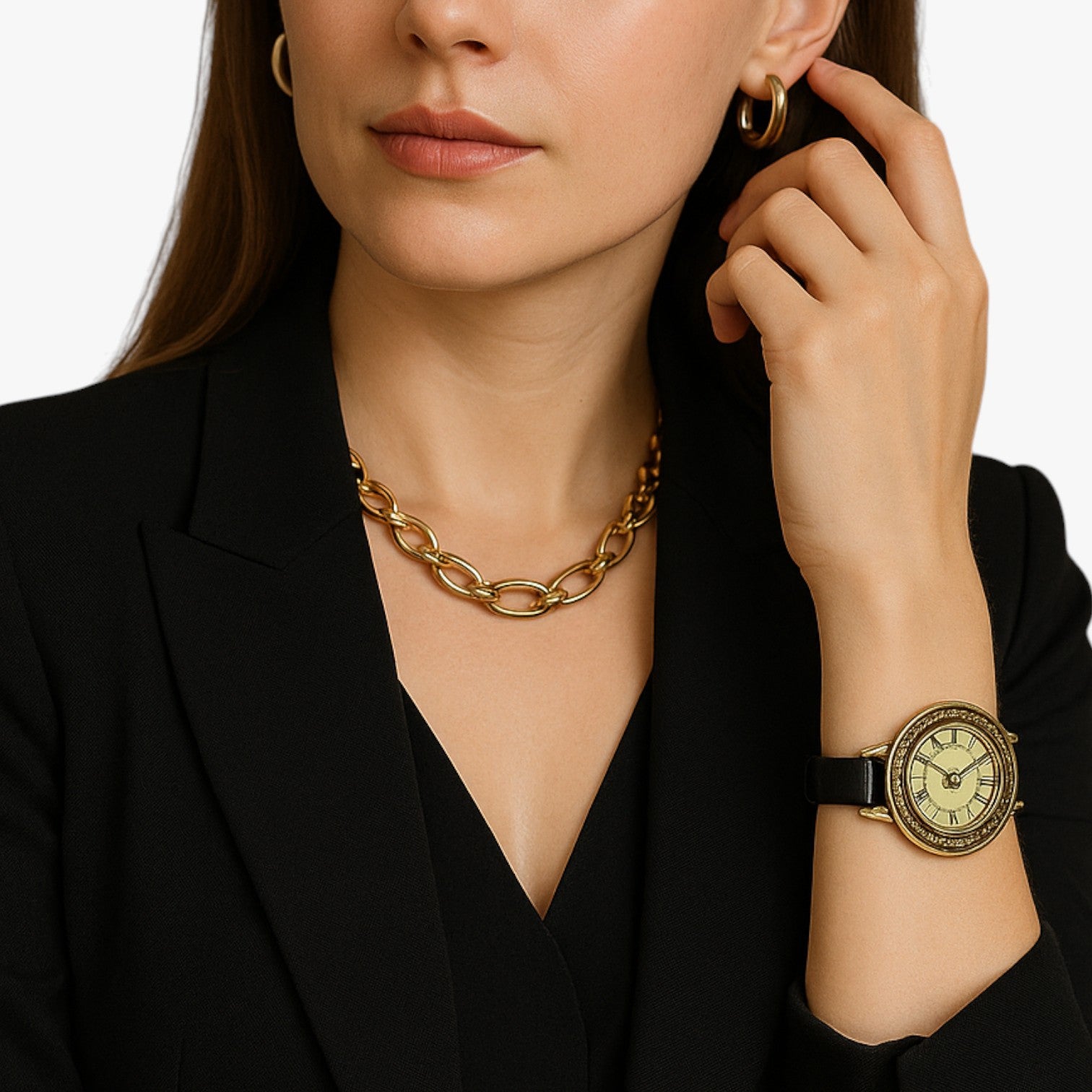 Orologio vintage in pelle con quadrante romano Uomo - - female watch ladies watch orologio orologio vintage pelle quadrante romano uomo vintage watch watch for women watches - Concept Palermo