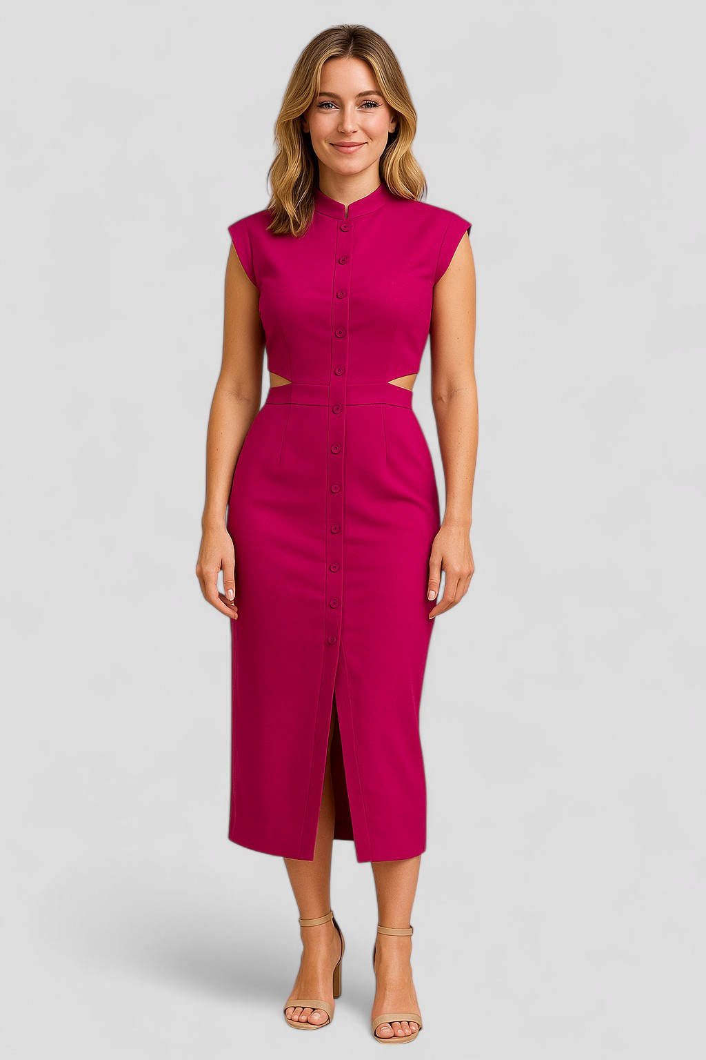 Abito con Maniche a Cappuccio Donna - - abbigliamento formale abito abito con spacco abito elegante abito maniche cappuccio comfort premium design raffinato donna dresses maniche maniche a cappuccio moda moderna outfit romantico stile sofisticato tunica versatile - Concept Palermo