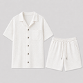 Completo Lino da Uomo Camicia e Pantaloncini