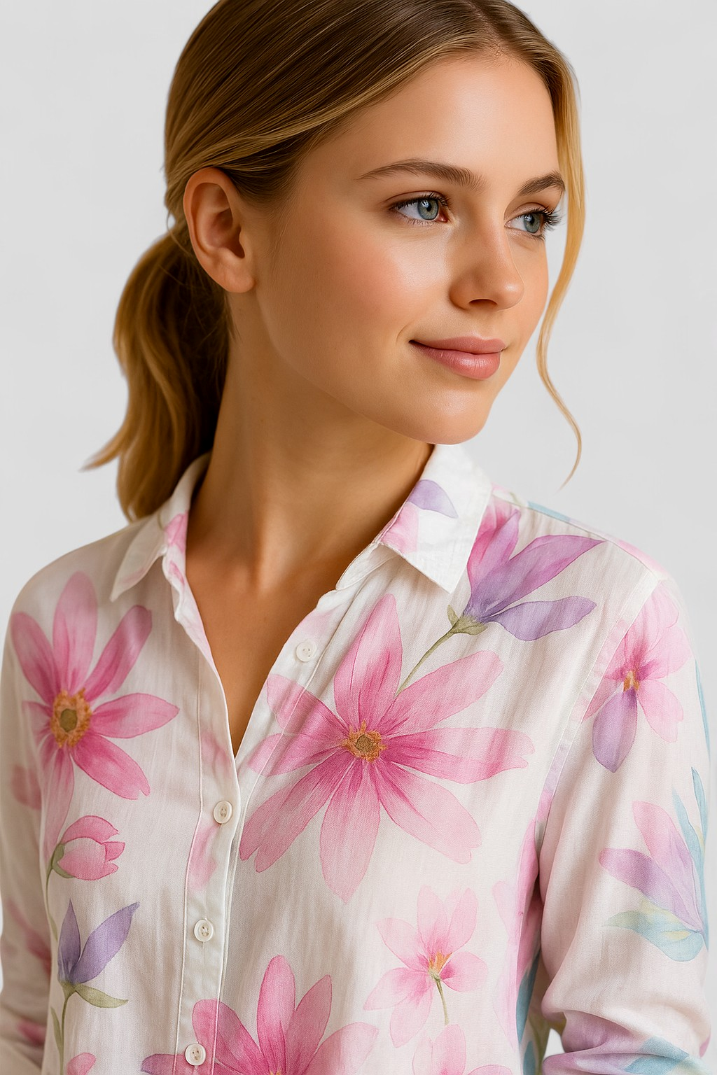 Blusa Floreale Estiva Donna Maniche Corte Colorata S-XL - Stampa Unica - - abbigliamento casual blusa blusa colorata blusa donna blusa versatile colorata comoda e stilosa donna gonna e blusa look giocoso moda estiva outfit unico stampa stampa artistica taglie disponibili unica women's top clothes - Concept Palermo