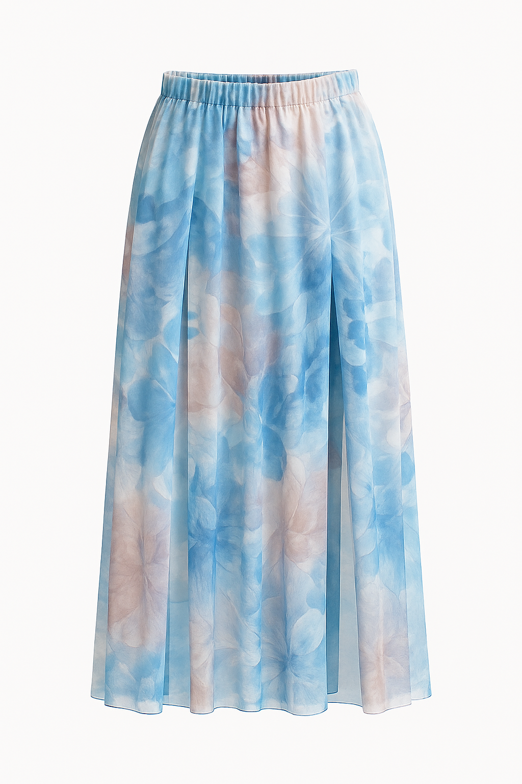Coordinato Donna con Maglione Azzurro e Gonna Floreale con Spacco Pelle - - azzurro casual dress casual dresses coordinato coordinato donna donna Dresses female dress floreale gonna maglione Maxi dress Maxi Dresses Mini Dresses outfit sets - Concept Palermo