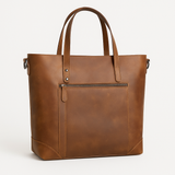 Vintage leren schoudertas