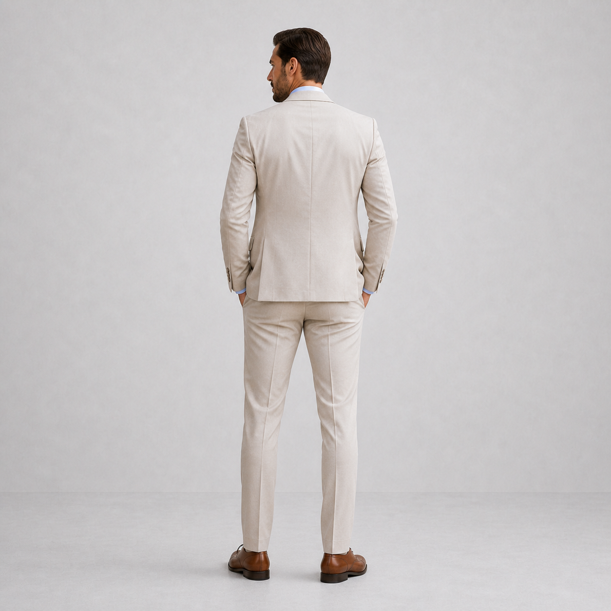 Completo Tre Pezzi da Uomo Slim-Fit Set Business di Lusso - - abito tre pezzi bruiloft outfit comfortabel completo uomo driedelig pak elegant feestkleding formeel gala outfit heren heren mode heren pak Herfst knitwear Lente luxe pak sets Sets heren Slim Fit smart casual stijlvol tijdloos veelzijdig verzorgde uitstraling vesten Vesten heren Winter zakelijke kleding - Concept Palermo