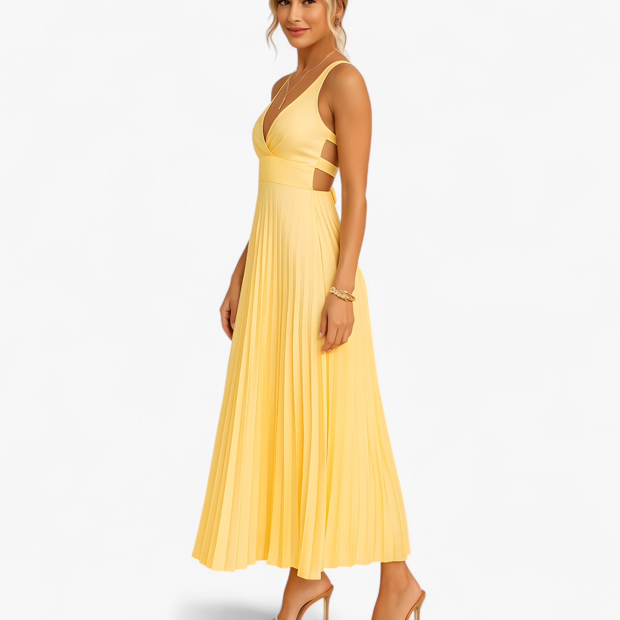 Il Vestito del Tramonto Oro Donna - - donna dresses tramonto vestito vestito tramonto - Concept Palermo