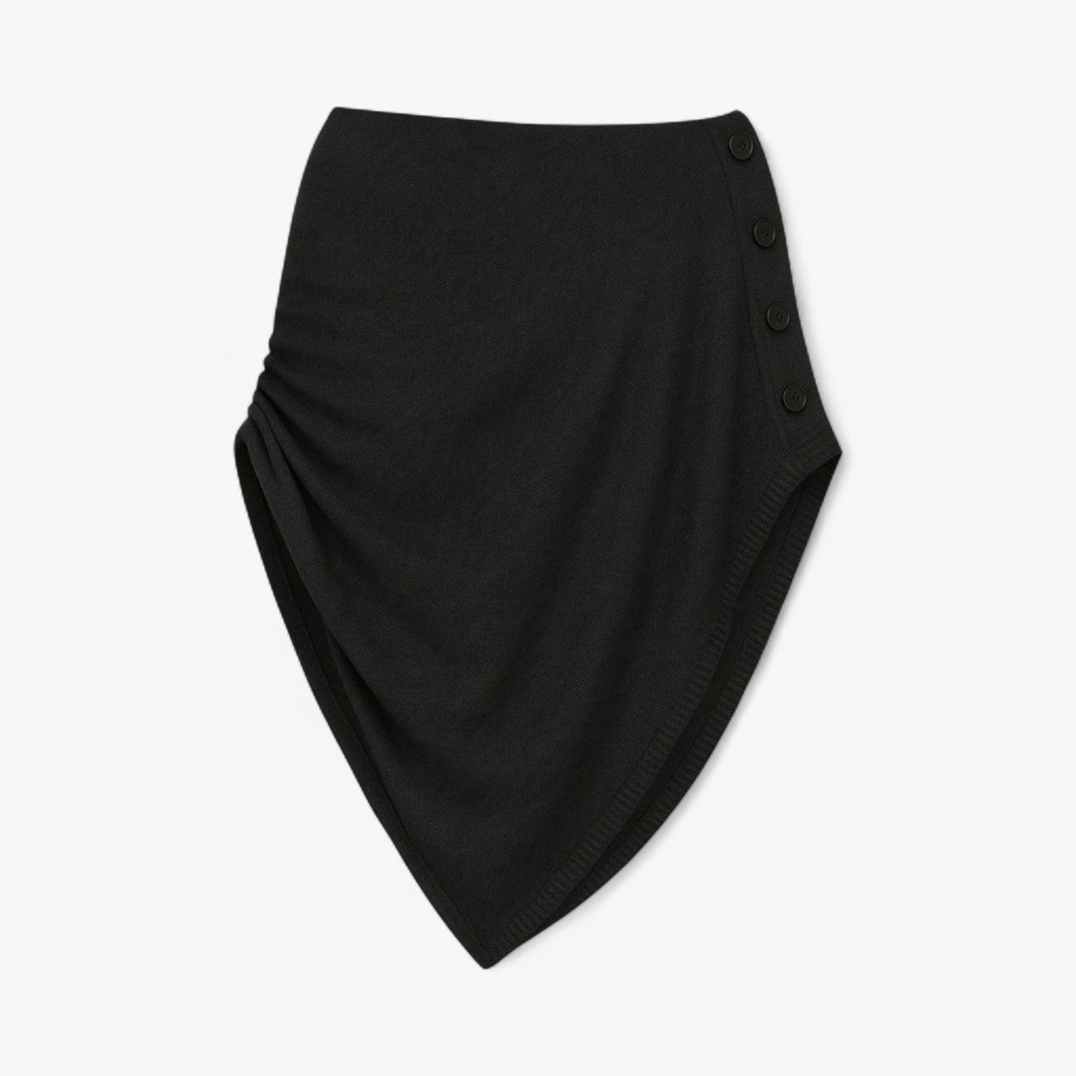 Mantella solida - Calore avvolgente in ogni cucitura - Nero - avvolgente calore cucitura dames dames Gebreide jurken Dames jurken dames kleding Gebreide truien mantella mantella solida ogni solida women's sweater - Concept Palermo