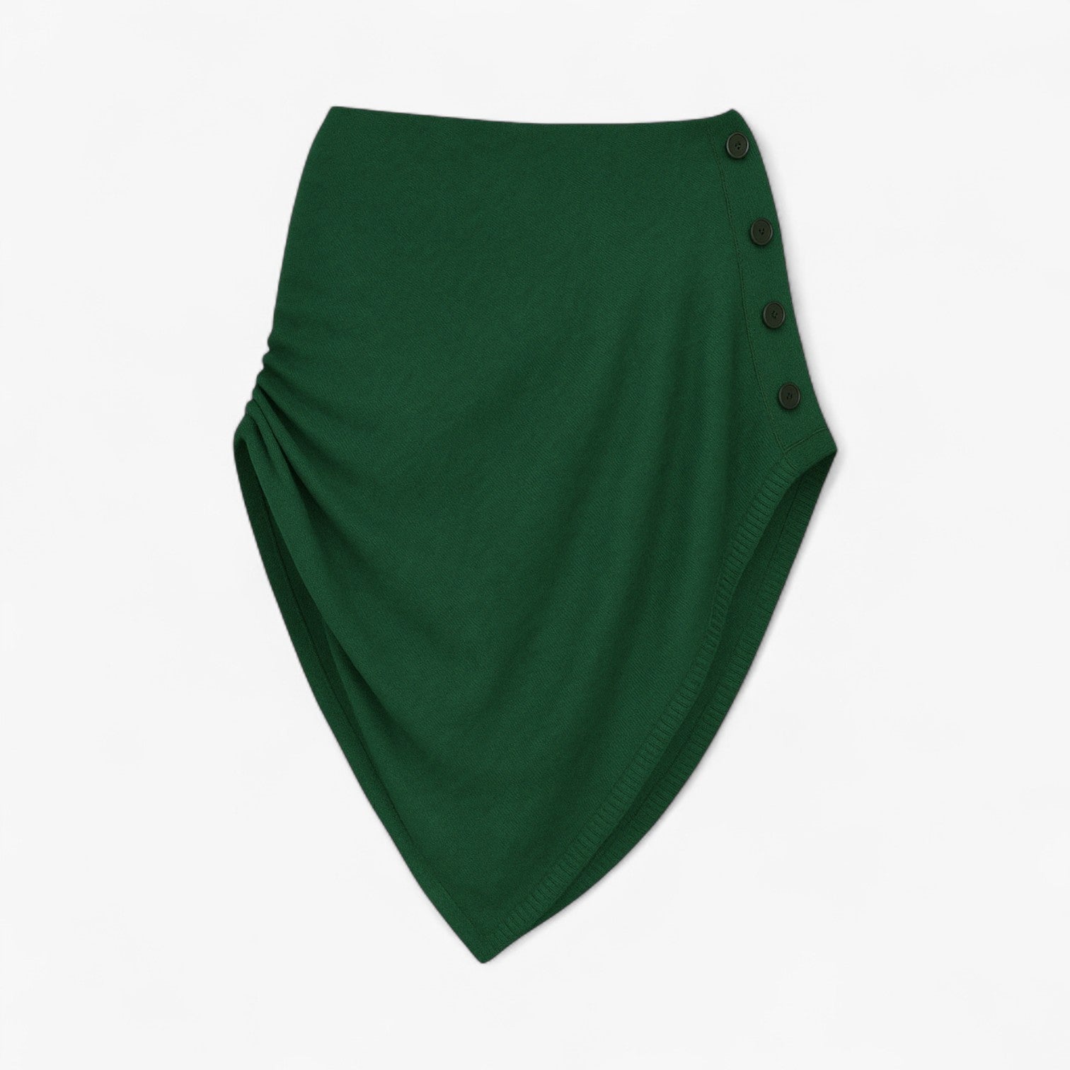 Mantella solida - Calore avvolgente in ogni cucitura - Verde scuro - avvolgente calore cucitura dames dames Gebreide jurken Dames jurken dames kleding Gebreide truien mantella mantella solida ogni solida women's sweater - Concept Palermo