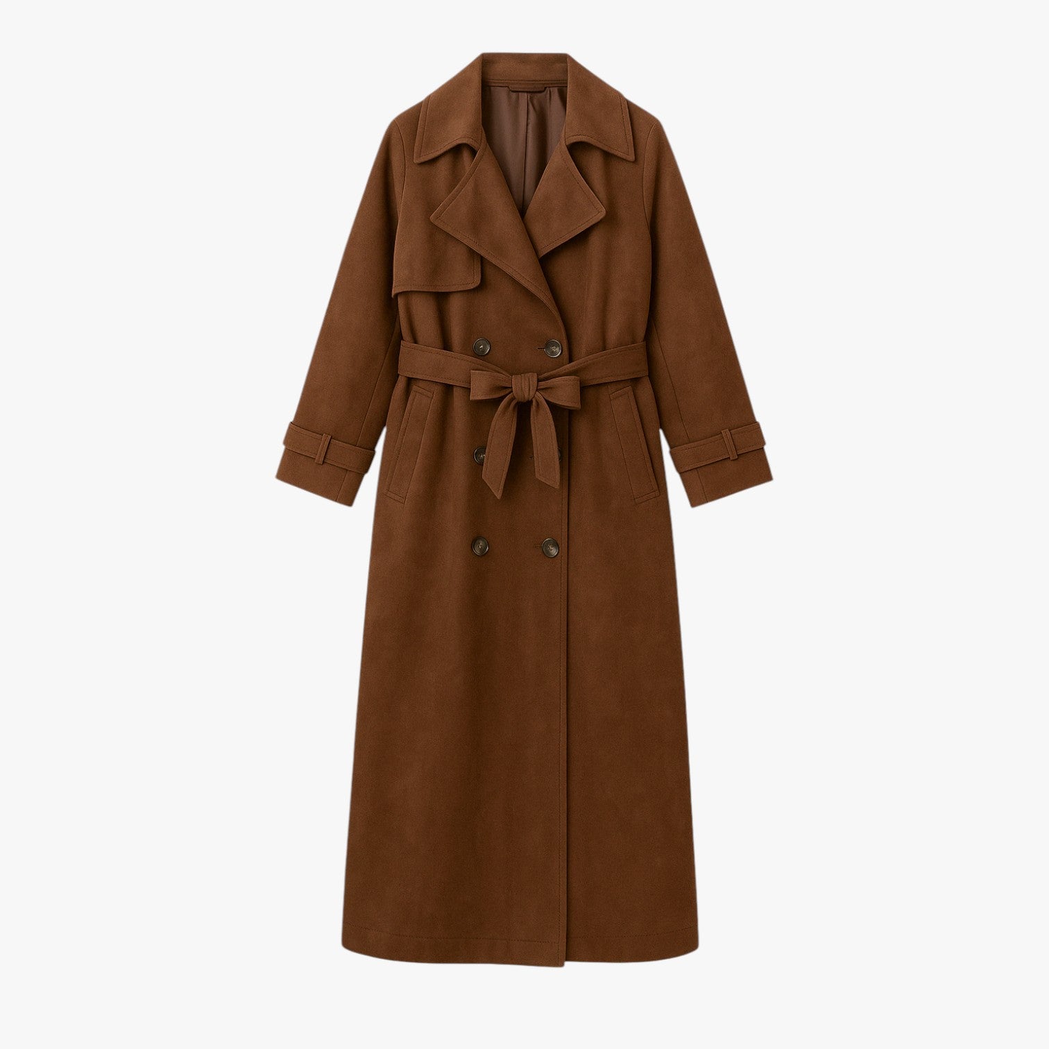 Cappotto in pelle scamosciata - Tessuto pregiato, taglio classico Uomo - S - cappotto cappotto pelle pelle pregiato scamosciata taglio tessuto uomo women's coats & jackets - Concept Palermo