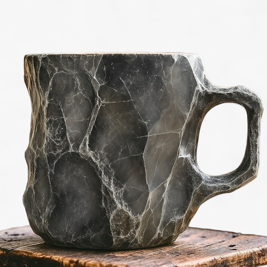 Tazza Artigianale - Unicità in Ogni Dettaglio - Grigio scuro - Bequemer Griff Besondere Momente Dekorative Tasse Elegantes Geschirr Farbige Tasse Funktionale Kunst Glatte Haptik Handgefertigte Tasse Kaffeetasse Komfort Künstlerisches Design Lässig lässig Tasse Modernes Wohnen Praktisches Design Strukturierte Oberfläche Tasse Teetasse Traditionelles Handwerk Vielseitige Nutzung Visuelles Vergnügen Wohnkultur Zeitloser Stil Ästhetische Anziehungskraft - Concept Palermo