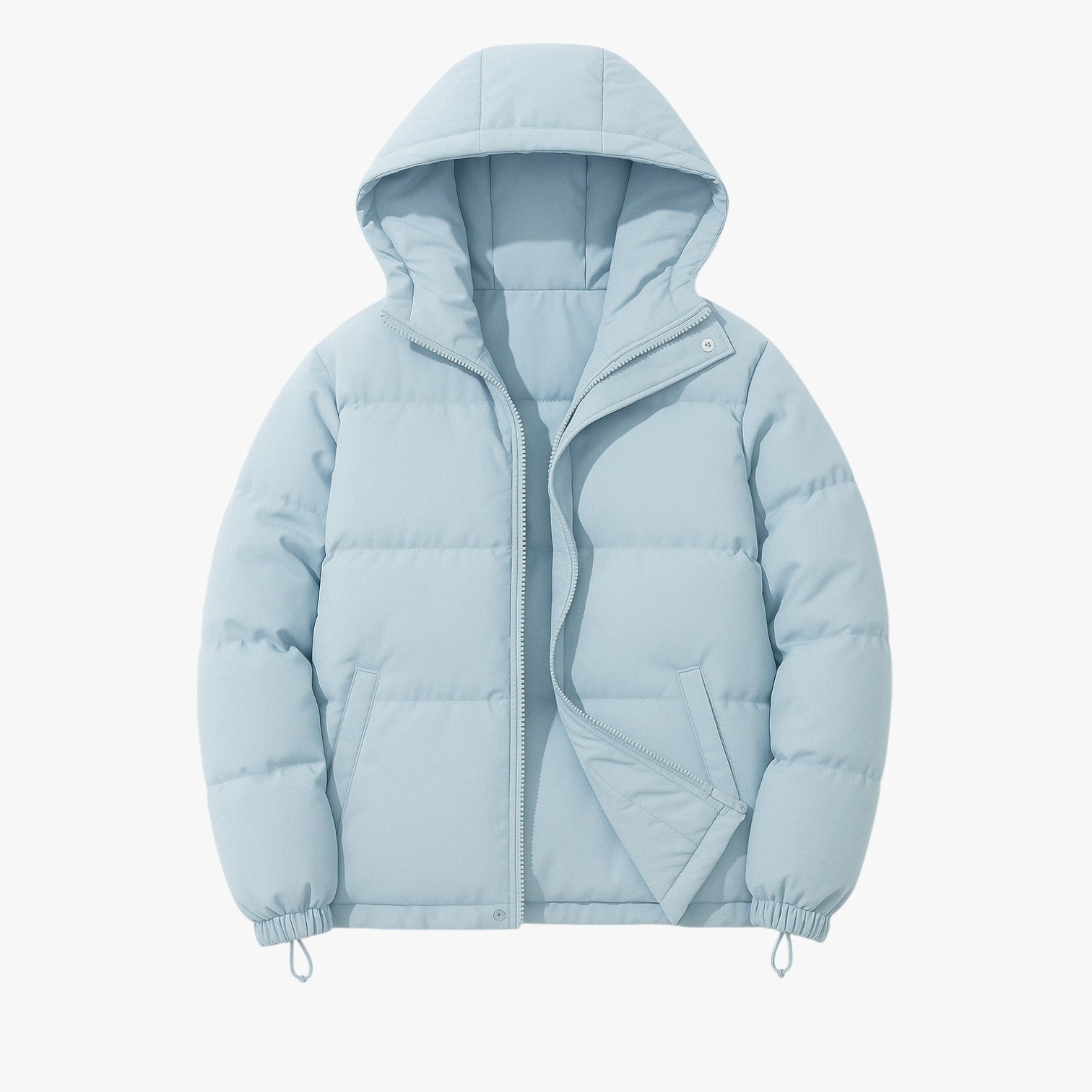 Giacca con cappuccio casual con zip Uomo - Azzurro - Bequeme Passform cappuccio casual Frauen Frauen Jacke giacca giacca cappuccio Jacke Lässig men's coats & jackets Mode Stilvoll StilvolleJacke uomo - Concept Palermo