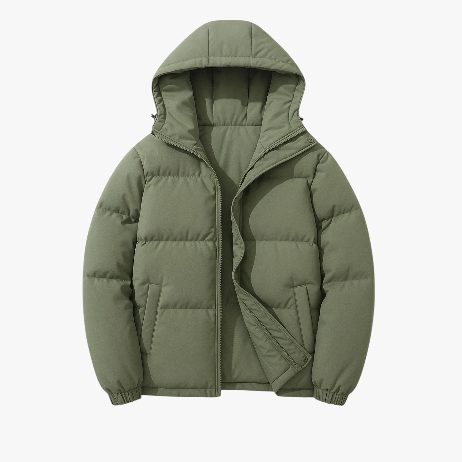 Giacca con cappuccio casual con zip Uomo - Grigio - Bequeme Passform cappuccio casual Frauen Frauen Jacke giacca giacca cappuccio Jacke Lässig men's coats & jackets Mode Stilvoll StilvolleJacke uomo - Concept Palermo