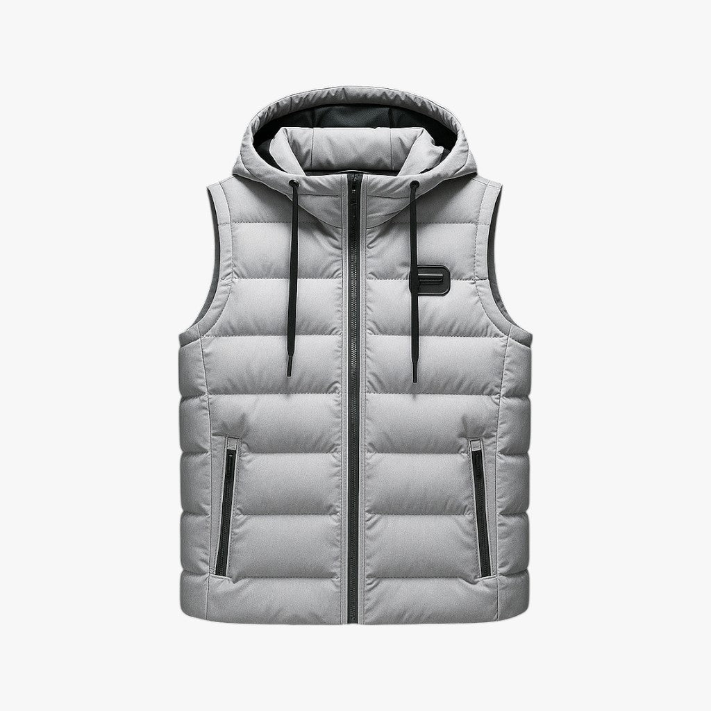 Gilet Invernale - Spessore Morbido per Massimo Comfort Pelle Uomo - Grigio - Alltagskleidung Bequeme Passform comfort Freizeitkleidung gilet gilet invernale Herbstmode Herrenmode invernale Jacken Klassisches Design massimo men's coats & jackets Oberbekleidung pelle spessore Stilvoller Look Warme Jacke Wintermantel - Concept Palermo