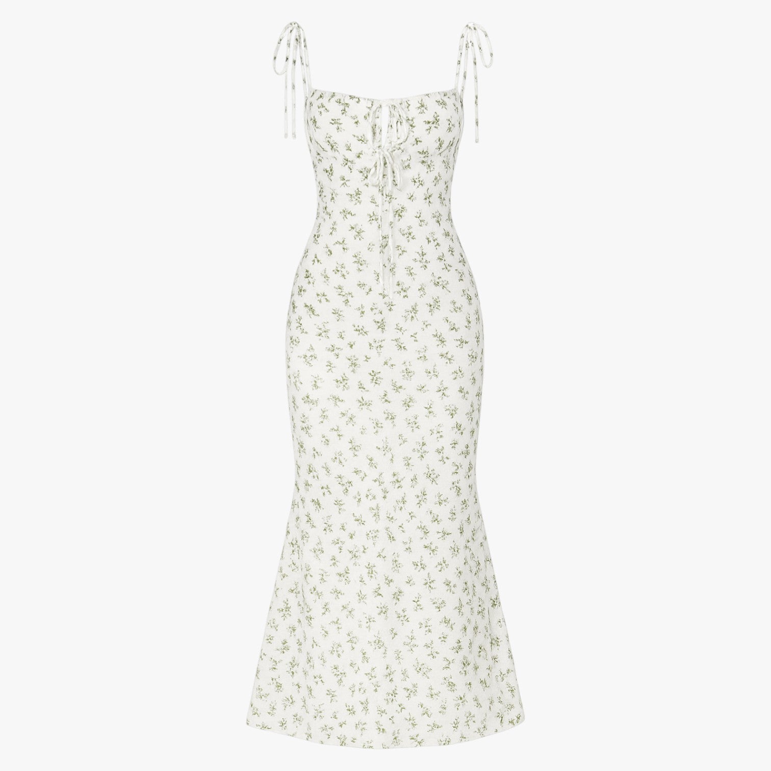 Abito da spiaggia con stampa floreale in forma bodycon Pelle Donna - Verde - abito abito spiaggia bodycon donna dresses floreale forma pelle - Concept Palermo