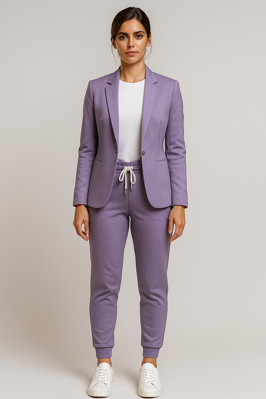 Completo Blazer e Pantaloni Jogger Elegante da Donna - - amelie | set da donna blazer con pantaloni jogger - € blazer donna donna blazer fashion jogger pantaloni Pants women set blazer women - Concept Palermo