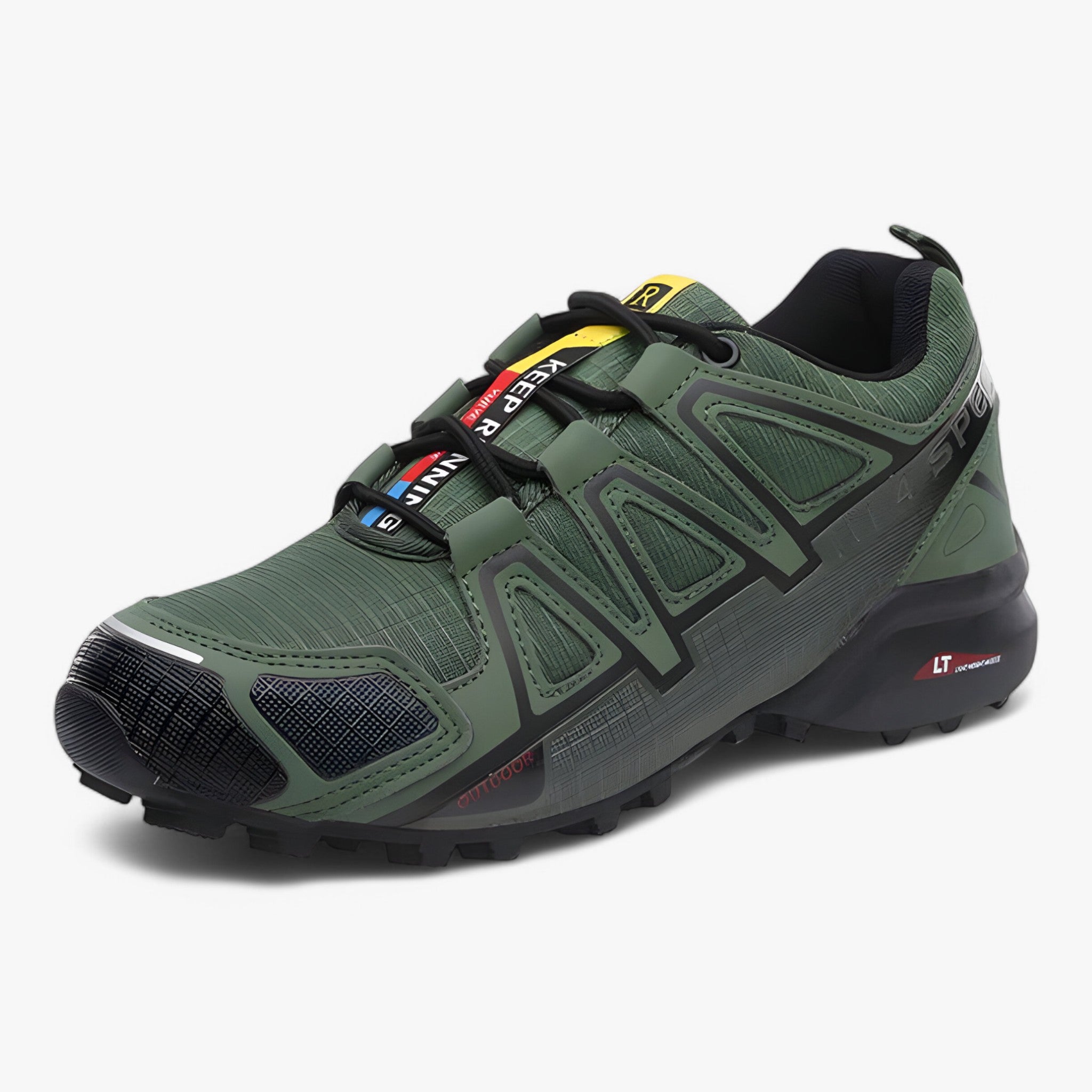 Scarpe Trekking Uomo Impermeabili Traspiranti - Montagna, Comfort & Aderenza Superiore - Verde - comoda comoda scarpa scarpa schoenen shoes trekking - Concept Palermo