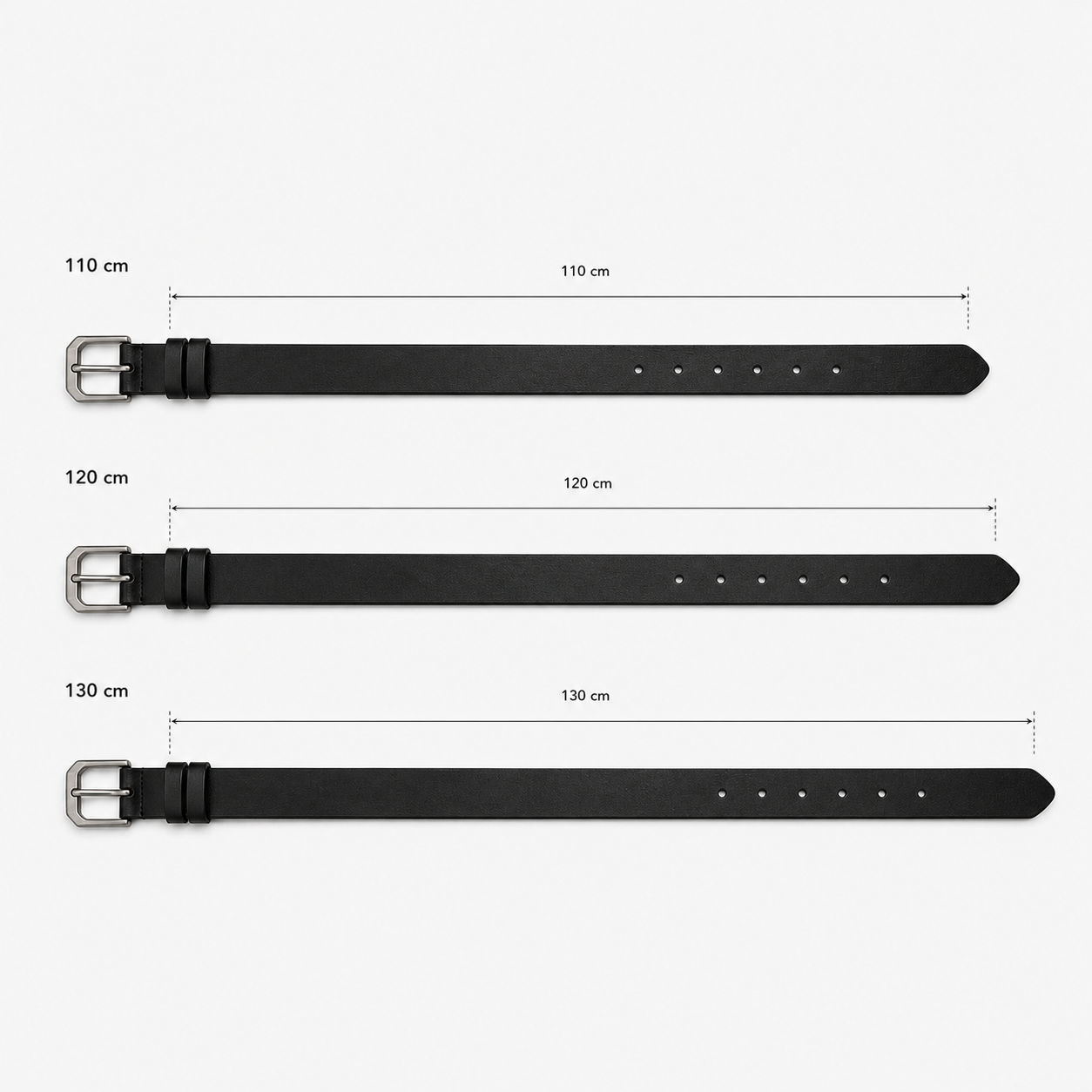 Cintura Uomo in Vera Pelle Nera per Jeans, Elegante e Resistente - - Belts belts for men cintura cintura pelle jeans Mens belt pelle pregiata uomo - Concept Palermo