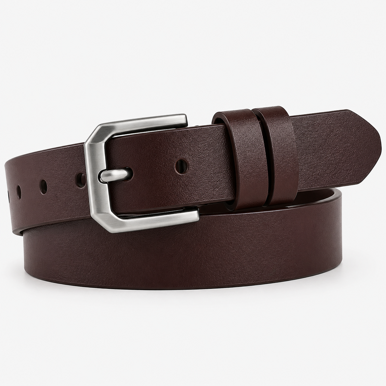 Cintura Uomo in Vera Pelle Nera per Jeans, Elegante e Resistente - CAFFE'-1 - Belts belts for men cintura cintura pelle jeans Mens belt pelle pregiata uomo - Concept Palermo