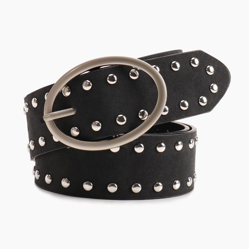 Cintura larga in pelle – Accento per ogni outfit Donna - Nero 105CM - accento belt buckle women belts cintura cintura larga donna larga ogni outfit pelle waist belt for women Womens belt - Concept Palermo