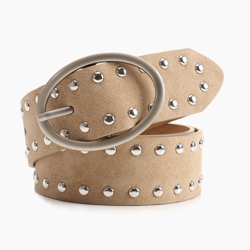 Cintura larga in pelle – Accento per ogni outfit Donna - Bianco 105CM - accento belt buckle women belts cintura cintura larga donna larga ogni outfit pelle waist belt for women Womens belt - Concept Palermo