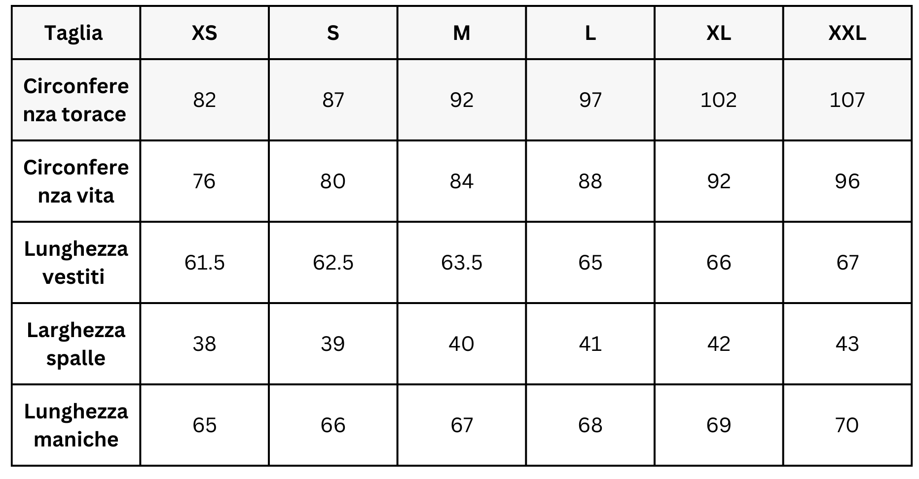 Size Guide