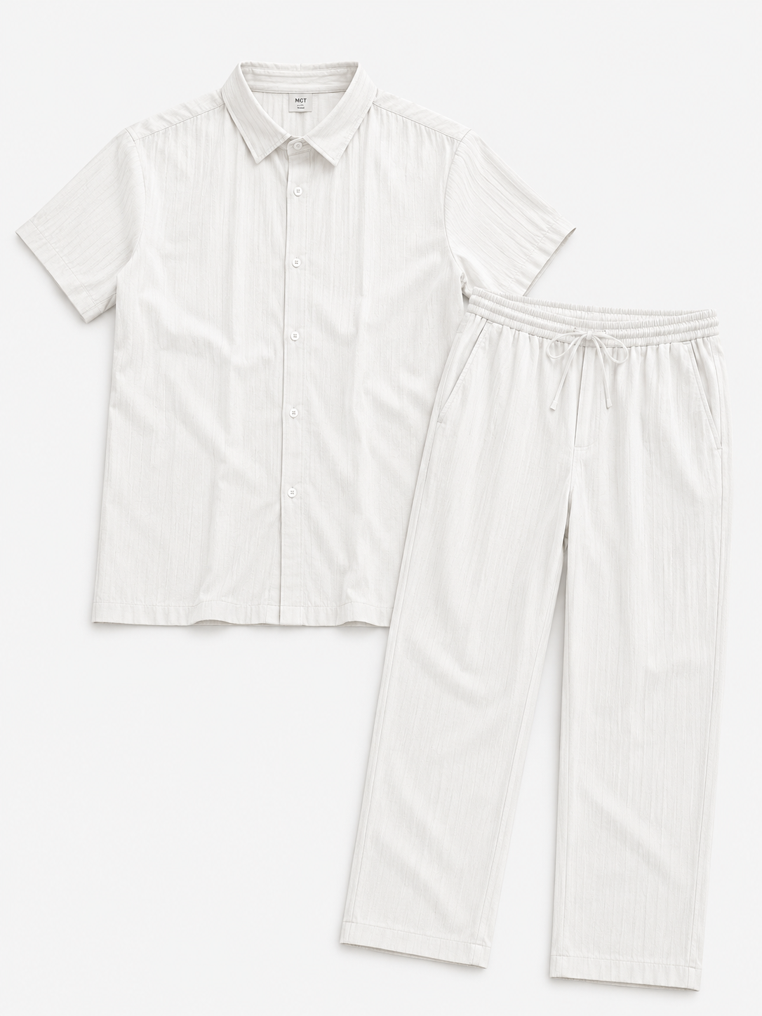 Completo Uomo Business Casual: Camicia Elegante e Pantaloni Slim Fit - - business camicia camicia pantaloni casual outfit sets pantaloni uomo - Concept Palermo