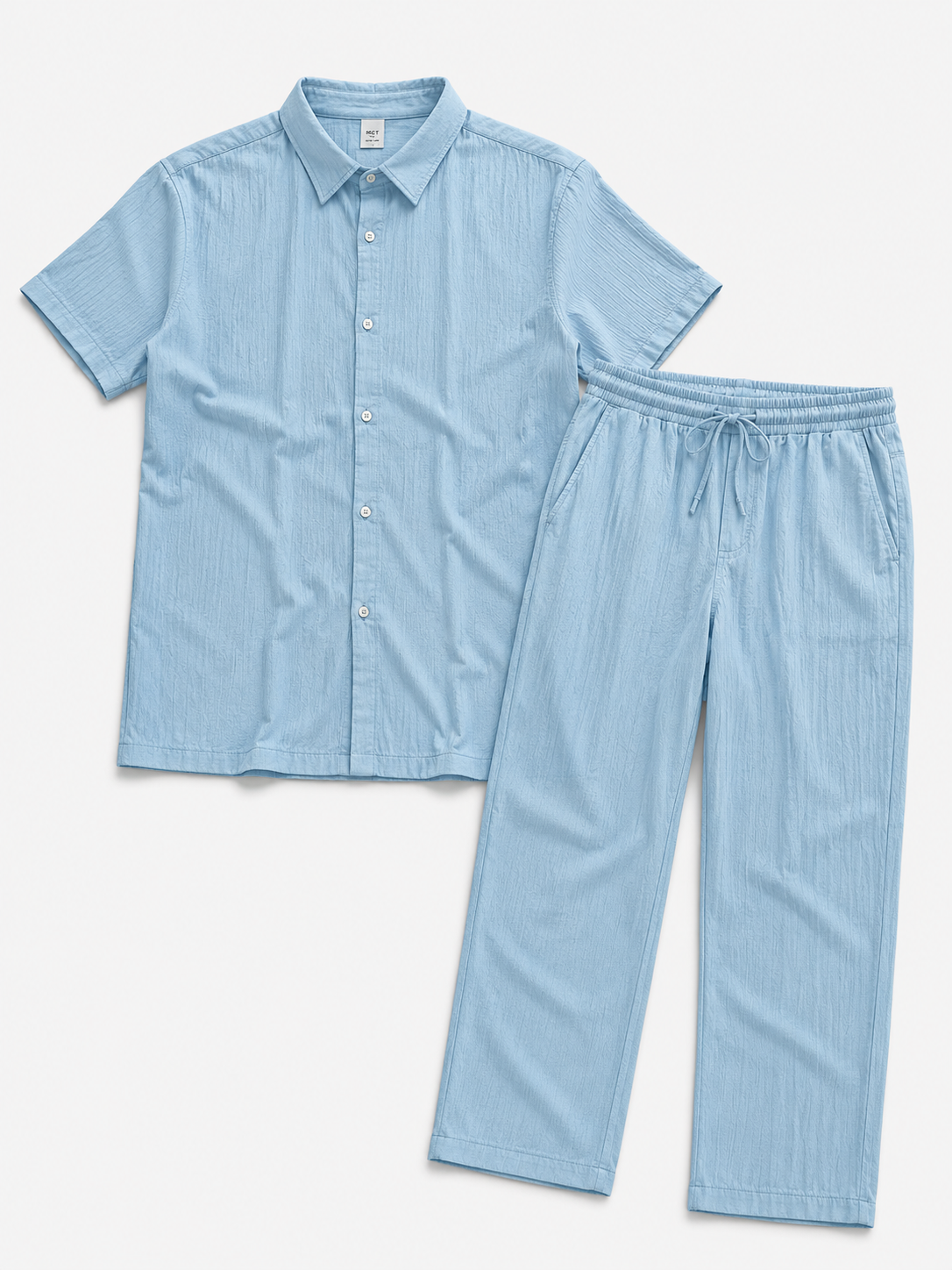 Completo Uomo Business Casual: Camicia Elegante e Pantaloni Slim Fit - - business camicia camicia pantaloni casual outfit sets pantaloni uomo - Concept Palermo
