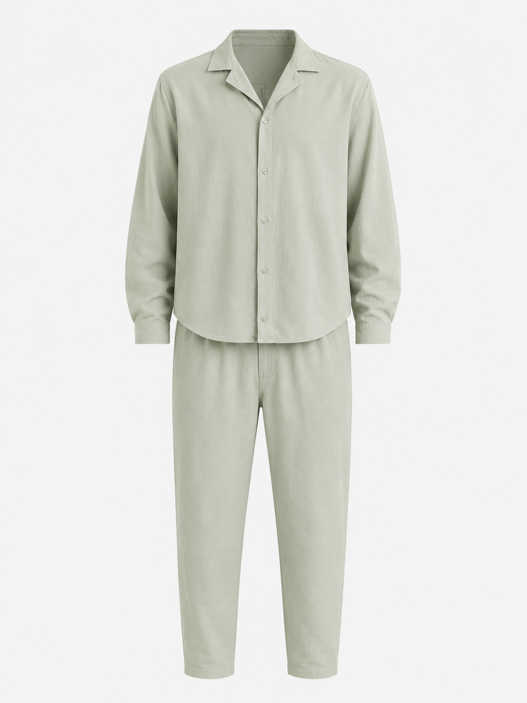 Completo Uomo Casual Estivo in Cotone - Camicia e Pantaloni Leggeri Due Pezzi - - ademend broek set casual chic comfortabel completo lino cubaanse kraag dagelijks gebruik heren mode heren overhemd heren set lente zomer lichtgewicht linnen overhemd linnen set linnenset losse pasvorm luchtig minimalistisch overhemd set relaxte pasvorm set uomo smart casual stile estivo strand stijl tijdloos vakantie stijl veelzijdig zomer overhemd zomer set zomers - Concept Palermo