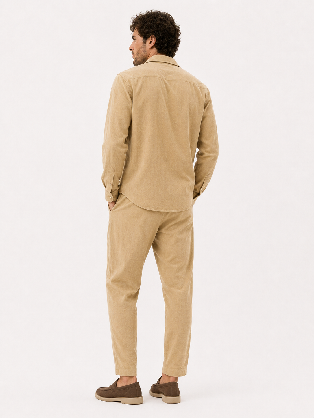Completo Uomo Casual Estivo in Cotone - Camicia e Pantaloni Leggeri Due Pezzi - - ademend broek set casual chic comfortabel completo lino cubaanse kraag dagelijks gebruik heren mode heren overhemd heren set lente zomer lichtgewicht linnen overhemd linnen set linnenset losse pasvorm luchtig minimalistisch overhemd set relaxte pasvorm set uomo smart casual stile estivo strand stijl tijdloos vakantie stijl veelzijdig zomer overhemd zomer set zomers - Concept Palermo